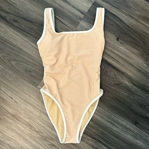 LainSnow One Piece Swimsuit - Champagne